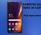三星Galaxy Note 20 Ultra 5G的第一印象