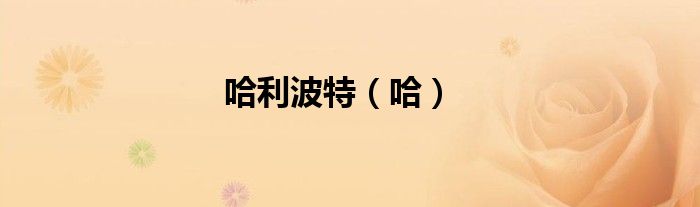 哈利波特（哈）
