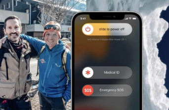 滑雪者使用iPhone紧急SOS来逃避致命的情况