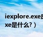 iexplore.exe应用程序怎么安装（iexplore.exe是什么?）
