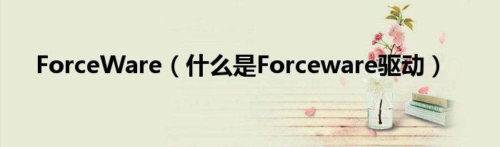 ForceWare（什么是Forceware驱动）