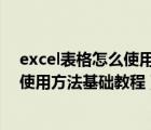 excel表格怎么使用sum函数（Excel中Sumproduct函数使用方法基础教程）