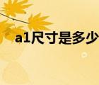 a1尺寸是多少厘米长宽（a1尺寸是多少）