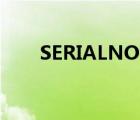 SERIALNO（serialno 是什么意思）