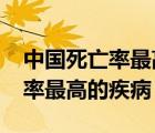 中国死亡率最高的疾病排名2021（中国死亡率最高的疾病）