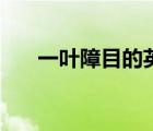 一叶障目的英文翻译（目的英文翻译）