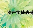 资产负债表未分配利润的期末数怎么算