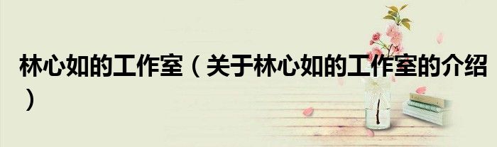 林心如的工作室（关于林心如的工作室的介绍）
