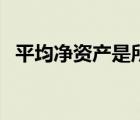 平均净资产是所有者权益吗（平均净资产）