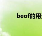 beof的用法总结（be of的用法）