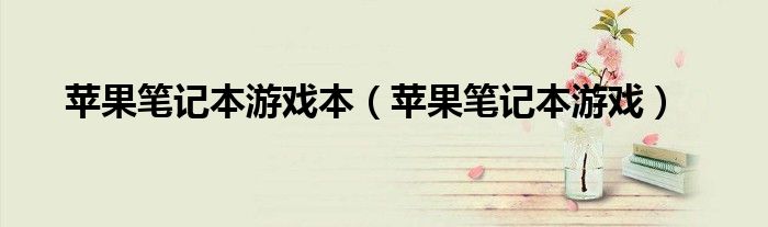 苹果笔记本游戏本（苹果笔记本游戏）