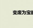 变废为宝的内容（变废为宝资料）