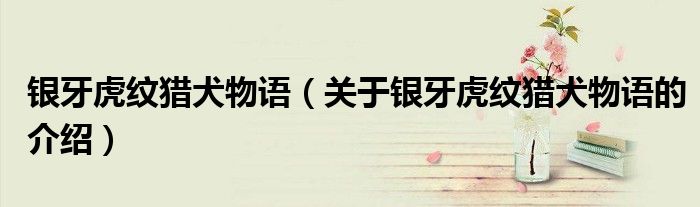 银牙虎纹猎犬物语（关于银牙虎纹猎犬物语的介绍）