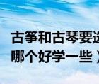古筝和古琴要选哪一个学比较好（古筝和古琴哪个好学一些）