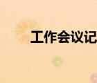 工作会议记录格式（会议记录格式）