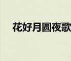 花好月圆夜歌词国语（花好月圆夜歌词）