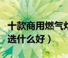 十款商用燃气灶品牌产品排行榜（商用燃气灶选什么好）