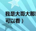 我是大哥大那里可以看?（我是大哥大在哪里可以看）