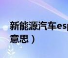 新能源汽车esp是什么意思（汽车esp是什么意思）
