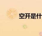 空开是什么意思（空开是什么）