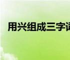用兴组成三字词语（兴什么什么三字词语）