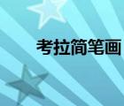 考拉简笔画 卡通图片（考拉简笔画）