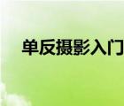 单反摄影入门相机推荐（单反摄影入门）