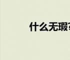 什么无瑕?（无瑕的意思是什么）