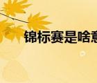 锦标赛是啥意思（锦标赛是什么意思）