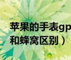 苹果的手表gps和蜂窝的区别（苹果手表gps和蜂窝区别）