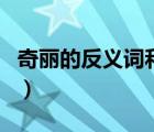 奇丽的反义词和敏捷的反义词（奇丽的反义词）
