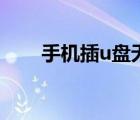 手机插u盘无法识别（u盘无法识别）