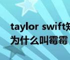 taylor swift知道自己叫霉霉（taylor swift为什么叫霉霉）