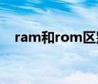 ram和rom区别是什么（ram rom区别）