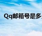 Qq邮箱号是多少?（我的qq邮箱号是多少）