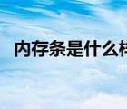 内存条是什么样子的图片（内存条是什么）