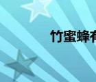 竹蜜蜂有毒吗（竹蜂有毒吗）