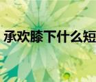 承欢膝下什么短语结构（承欢膝下什么意思）
