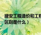 建安工程造价和工程造价的区别（建安工程造价和总投资的区别是什么）