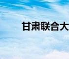 甘肃联合大学学报（甘肃联合大学）