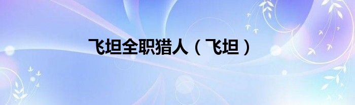 飞坦全职猎人（飞坦）