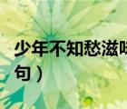 少年不知愁滋味后半句（年少不知愁滋味下一句）
