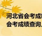 河北省会考成绩查询入口官网2021（河北省会考成绩查询入口）