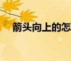 箭头向上的怎么打（向下的箭头怎么打）