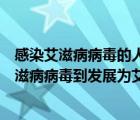 感染艾滋病病毒的人平均经过多久潜伏期发展成为（感染艾滋病病毒到发展为艾滋病之间的潜伏期平均多长时间）