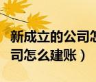 新成立的公司怎么建账期初余额（新成立的公司怎么建账）