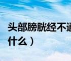 头部膀胱经不通的症状（膀胱经不通的症状是什么）