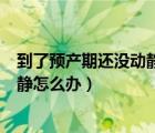 到了预产期还没动静怎么办吃什么药好（到了预产期还没动静怎么办）