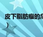 皮下脂肪瘤的危害有多大（皮下脂肪瘤的危害）