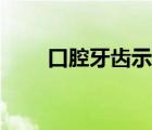 口腔牙齿示意图（口腔牙齿分布图）